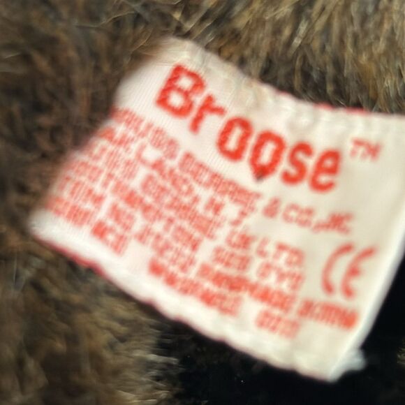 Russ Berrie Plush Teddy Bear BROOSE Moose Costume Sparkle Feet Christmas Holiday - Picture 8 of 13